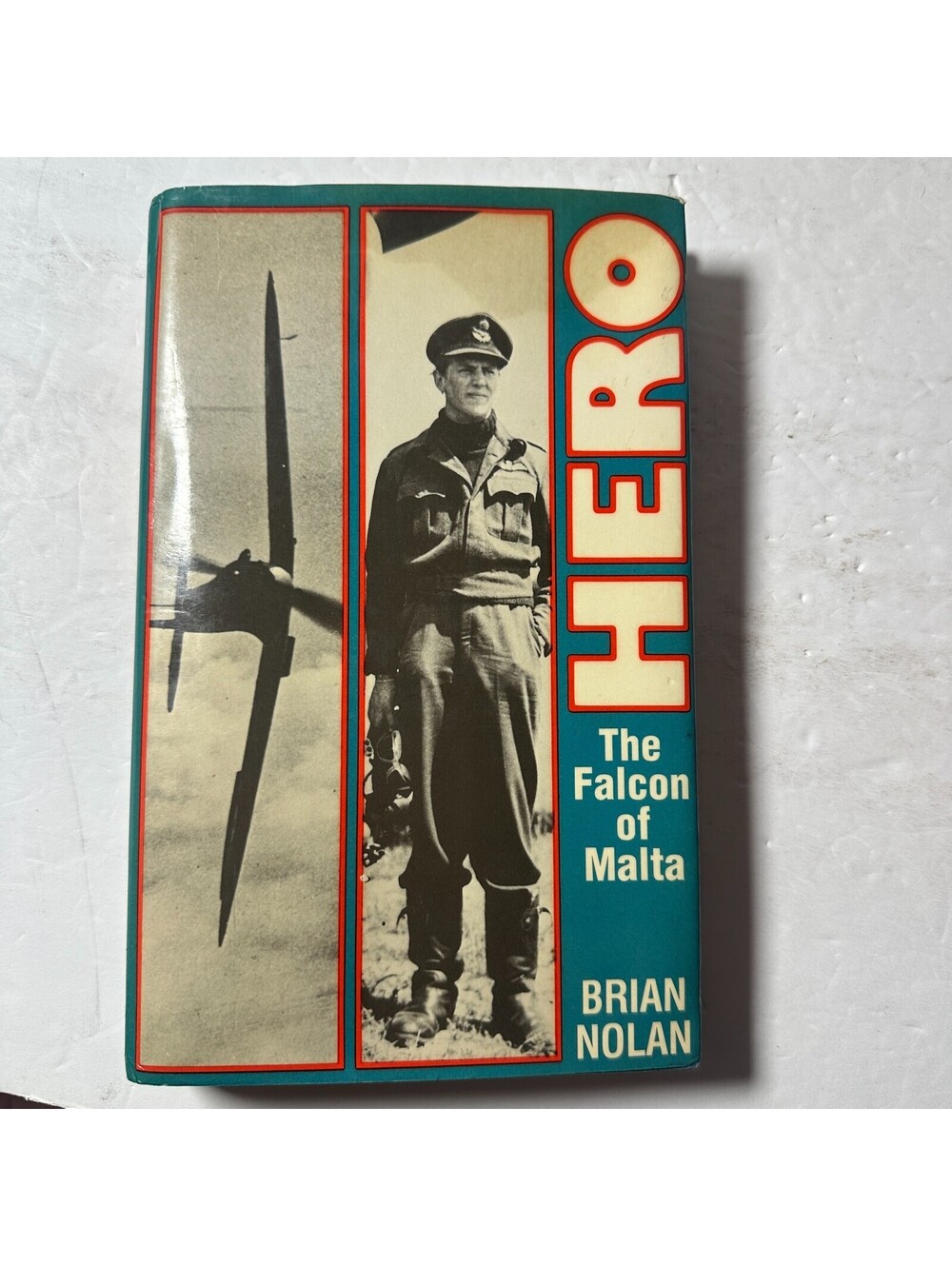 Hero The Falcon of Malta Brian Nolan 1982 HC DJ Buzz Beurling WWII RAF